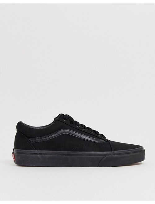 Buy Vans Old Skool Sneakers In Triple Black online | Topofstyle