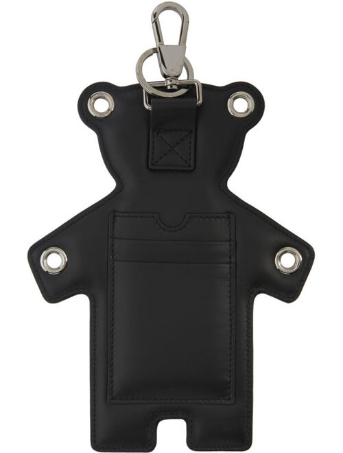 Burberry Black Bear Motif Charm Keychain