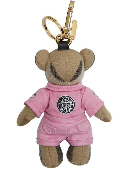Burberry Pink & Brown Two-Piece Thomas Bear Keychain