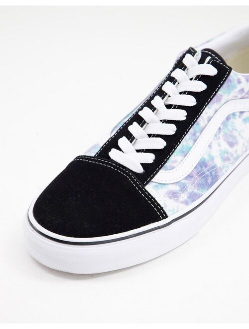 Vans Old Skool English Lavender tie dye sneakers in multi