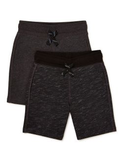 Boys French Terry Shorts, 2-Pack, Sizes 4-10