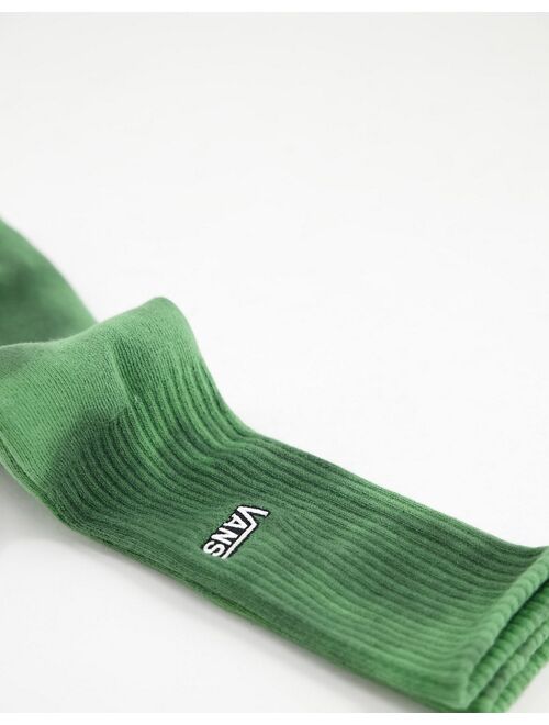 Vans Sycamore tie dye socks in dark green