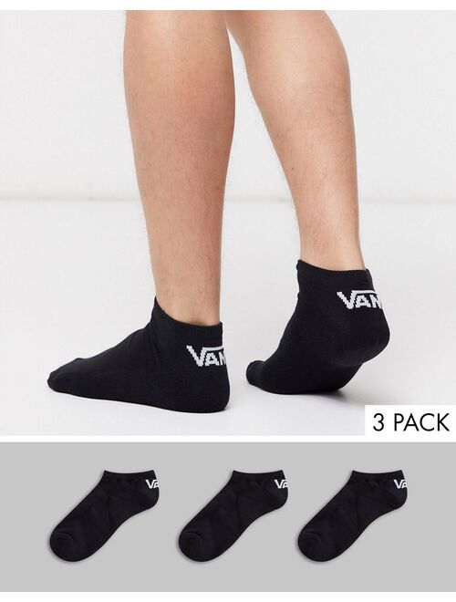 Vans Classic Low 3-pack socks in black