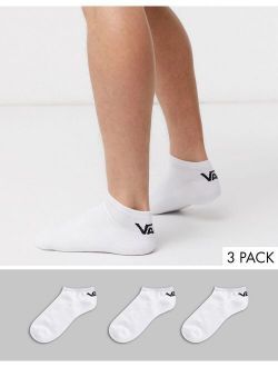 Classic Low 3-pack sock in white