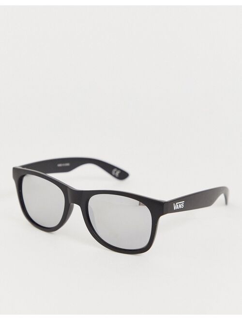 Vans Spicoli 4 sunglasses in matte black/silver