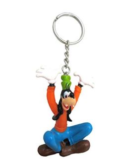 Goofy Figural PVC Keyring,Multicolor