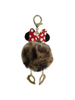 Minnie Mouse Pom Pom Flair Bag Charm