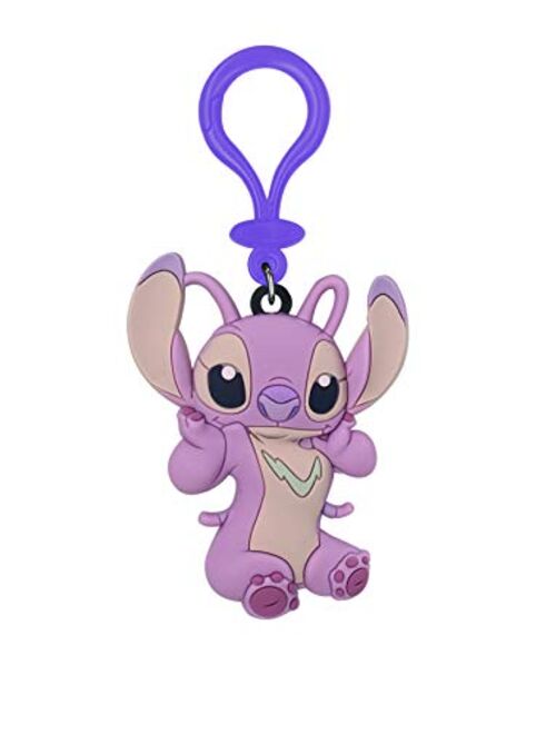 Disney Lilo & Stitch - Angel Soft Touch PVC Bag Clip Multi-colored, 3"