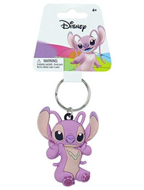 Disney Lilo & Stitch - Angel Soft Touch PVC Bag Clip Multi-colored, 3"