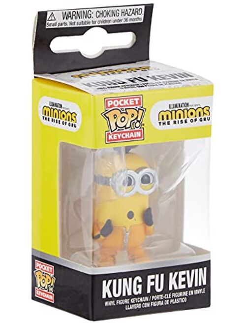 Funko Pop! Keychain: Minions 2 - Kung Fu Kevin, Multicolor, 2 inches