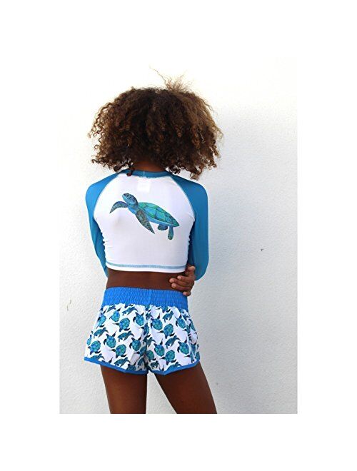 Azul SEA Turtle Girls Swim Shorts