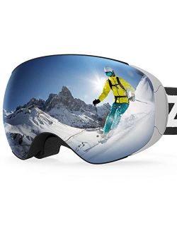 X PRO Ski Snowboard Snow Goggles Interchangeable Lens for Men Women Adult