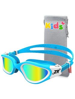 Kids Swim Goggles, G1MINI Polarized Swimming Goggles Comfort for Age 6-14