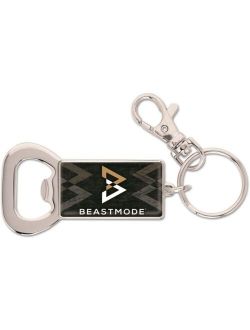 Black Beast Mode Bottle Opener Key Chain