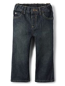 Toddler Boys Basic Bootcut Jeans