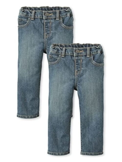 Toddler Boys Basic Bootcut Jeans
