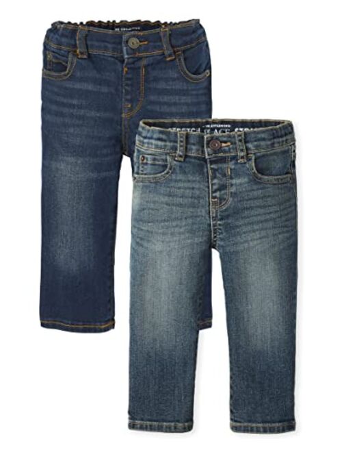The Children's Place Baby Toddler Boys Stretch Straight Leg Jeans
