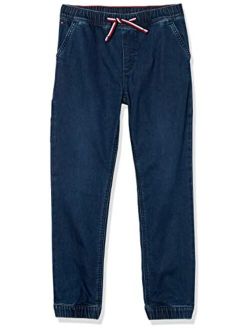 Boys' Adaptive Denim Joggers with Pull-up Loops
