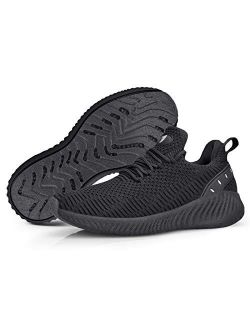 Slip On Sneakers for Women-Fashion Sneakers Walking Shoes Non Slip Lightweight Breathable Mesh Running Shoes Comfortable