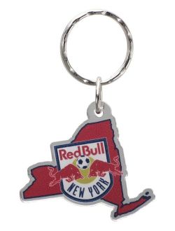 Multi New York Red Bulls Acrylic Keychain State Logo