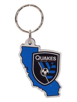 Multi San Jose Earthquakes Acrylic Keychain State Logo