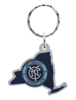 Multi New York City FC Acrylic Keychain State Logo