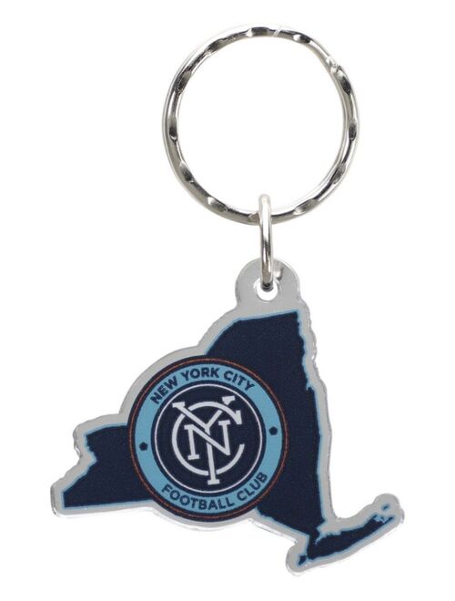 Stockdale Multi New York City FC Acrylic Keychain State Logo