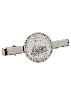 Westward Journey Keelboat Nickel Coin Tie Clip