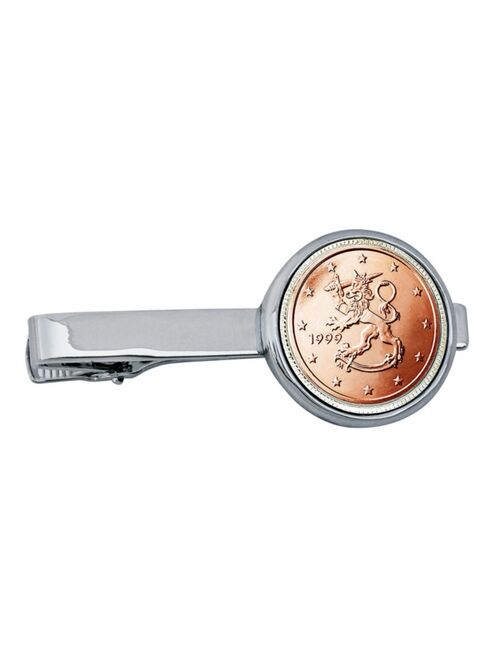 American Coin Treasures Finland 2 Euro Bar Coin Tie Clip