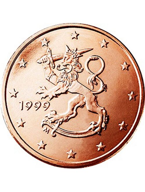 American Coin Treasures Finland 2 Euro Bar Coin Tie Clip