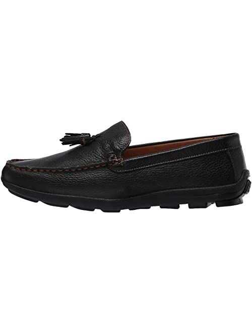 Driver Club USA Kids Boys/Girls Genuine Leather Driving Loafer With Tassle Detail