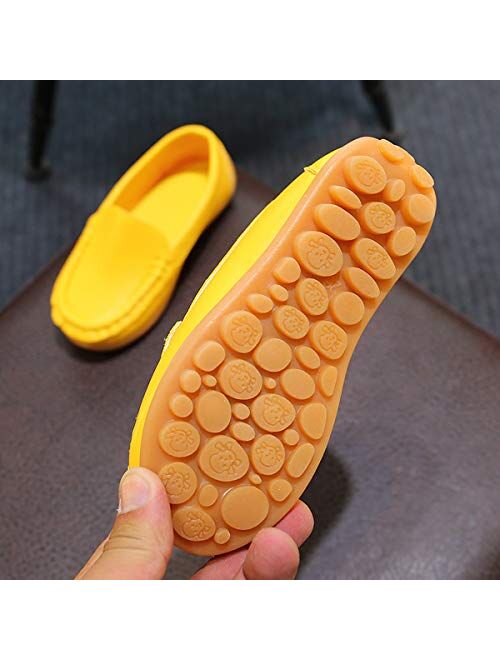 YWPENGCAI Toddler Slip-on Shoes Boys Loafers Candy Colors Girls Moccasins