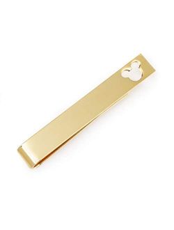 Mickey Mouse Cut Out Gold Tie Bar