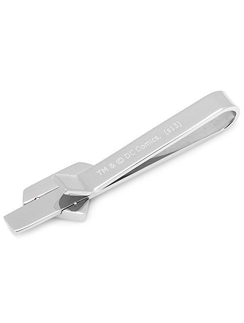 Cufflinks, Inc. Stainless Steel Superman Recessed Shield Tie Bar