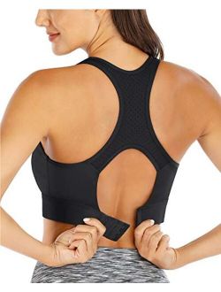 Ewedoos High Impact Sports Bras for Women Push up Sports Bra Racerback Sports Bras Workout Bra Running Bra
