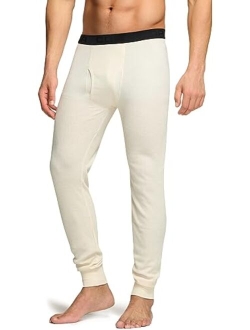 METWAY Silk Long Underwear Men's Silk Long Johns, 2pc Thermal Underwear Set