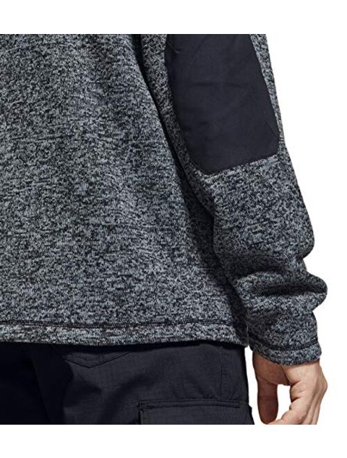 CQR Men's Thermal Fleece Half Zip Pullover, Winter Outdoor Warm Sweater, Lightweight Long Sleeve Sweatshirt