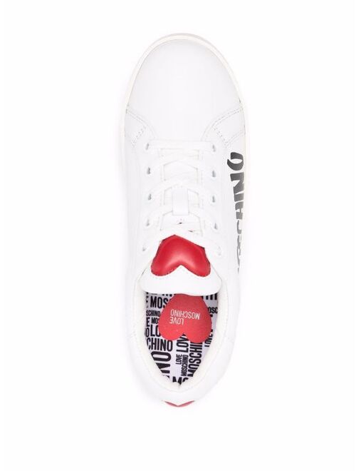 Love Moschino heart-motif sneakers