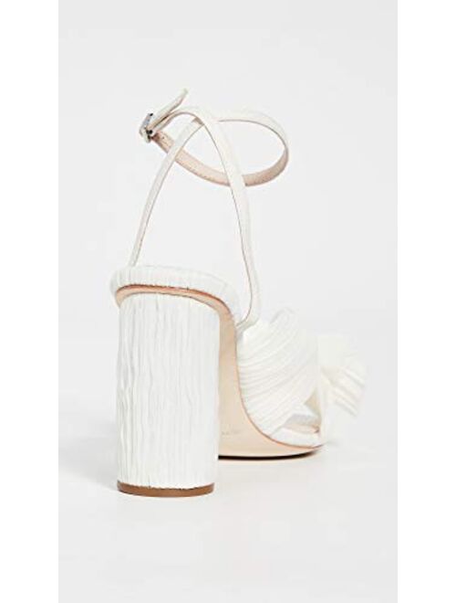 Loeffler Randall Women's Camellia Pleated Bow Heel with Ankle Strap