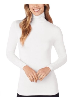 Cuddle Duds Women's Softwear with Stretch Long Sleeve Turtle Neck Top