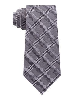 Men's Crme Plaid Tie