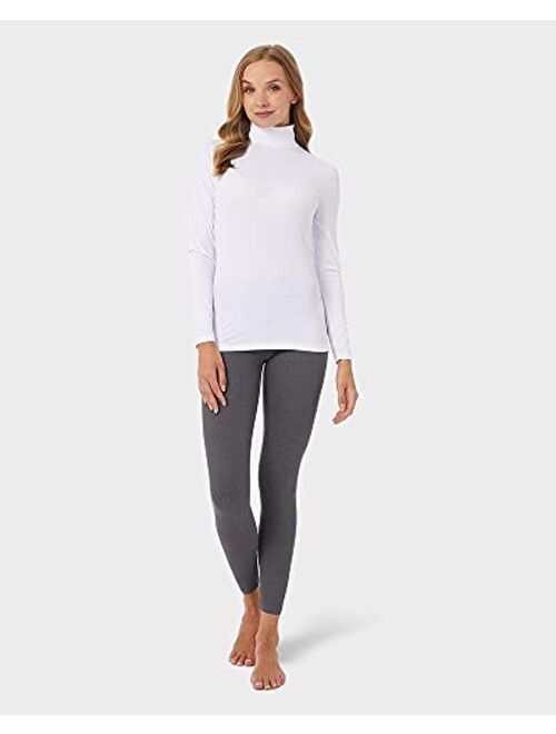 32 DEGREES Women’s Ultra Soft Thermal Midweight Baselayer Turtleneck Long Sleeve Top