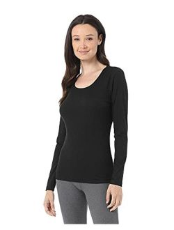 Heat Womens Ultra Soft Thermal Midweight Baselayer Scoop Top