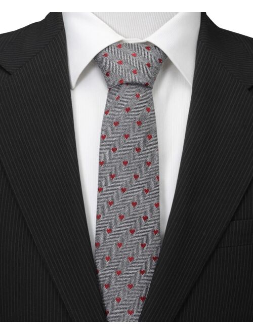 Cufflinks, Inc. Men's Herringbone Heart Tie