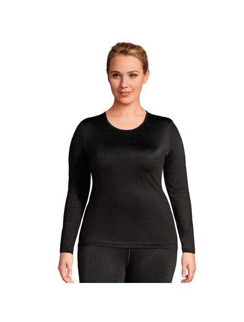 Plus Size Lands' End Thermaskin Heat Crewneck Undershirt