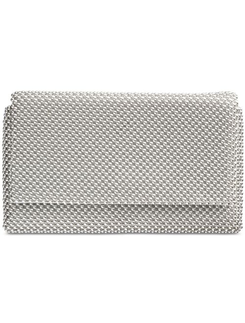 INC International Concepts I.N.C Prudence Shiny Mesh Clutch, Created for Macy's