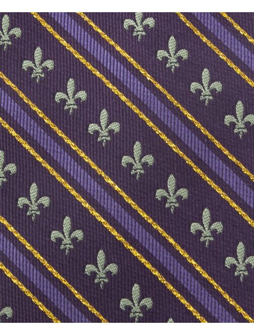 Cufflinks, Inc. Men's Mardi Gras Stripe Tie