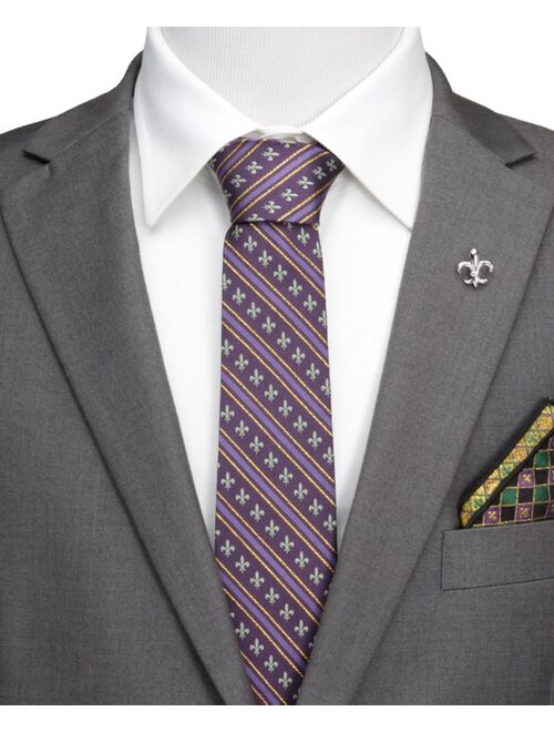 Cufflinks, Inc. Men's Mardi Gras Stripe Tie