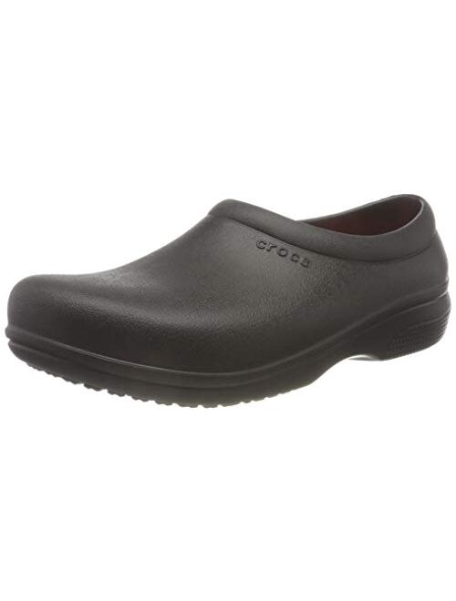 Crocs Unisex-Adult Men's and Women's on The Clock Literide Clog | Slip Resistant Work Shoes