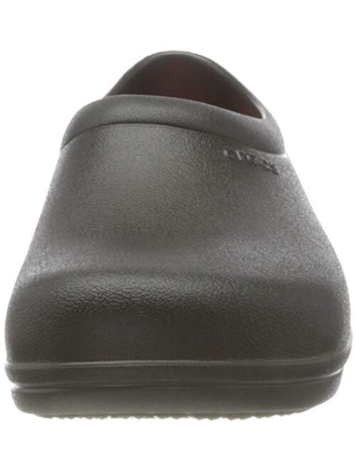 Crocs Unisex-Adult Men's and Women's on The Clock Literide Clog | Slip Resistant Work Shoes
